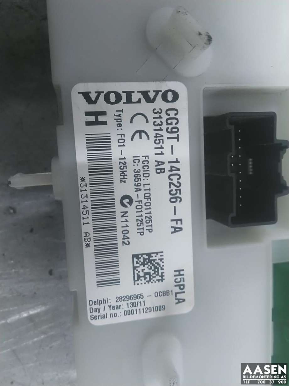 Styreenhet diverse til Volvo XC60 2008-2013 (Type I, Fase 1)  
