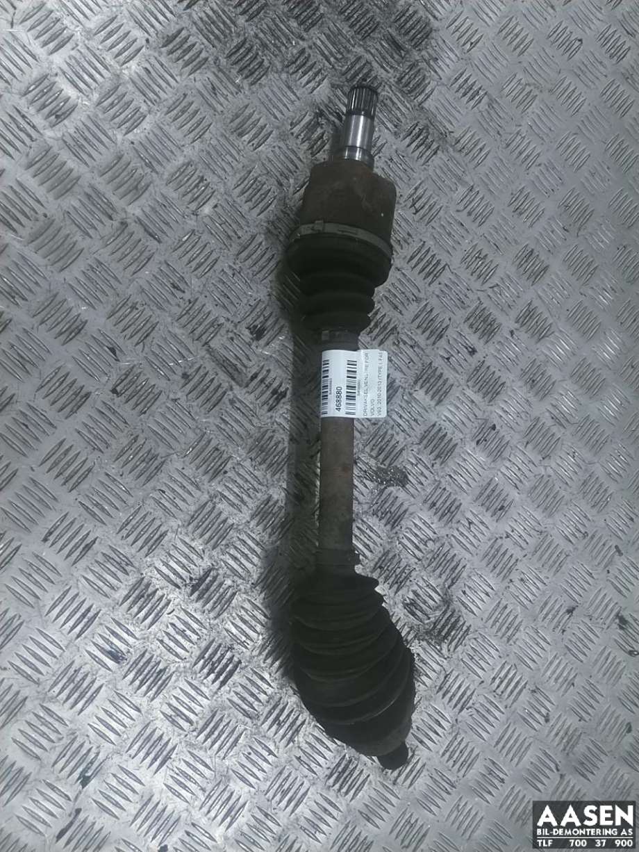 Drivaksel venstre foran, diesel/manuell til Volvo V60 2010-2013 (Type I, Fase 1) (36002891|31367152|31259826)