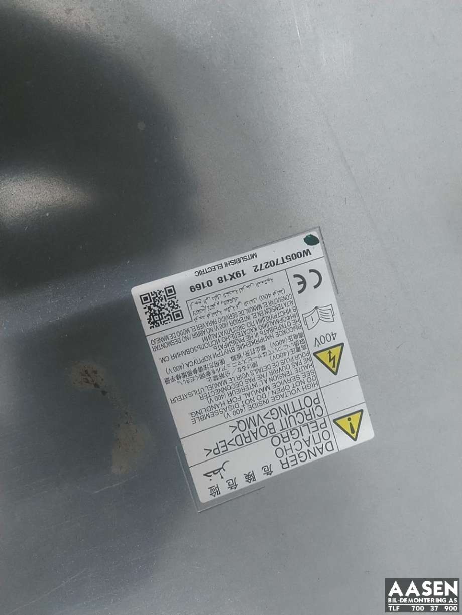 Batterilader (OBC - On Board Charger) til Mitsubishi Outlander 2015-->> (Type III, Fase 2) (9481A151|)