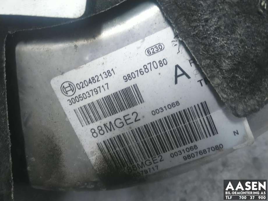 Bremsekraft-forsterker til Peugeot 3008 2016-->> (Type II) (16 169 053 80|)