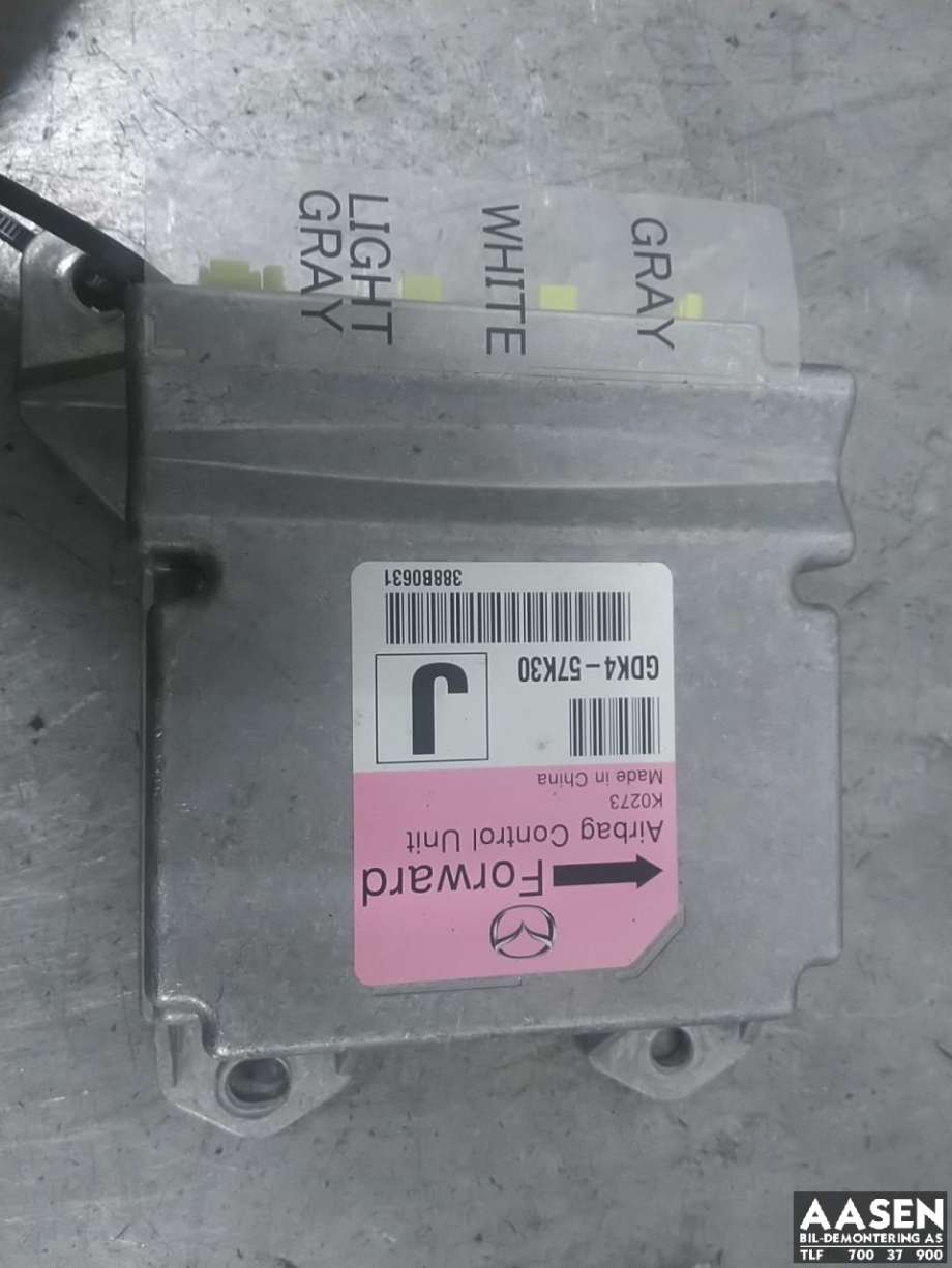 Airbag elektronikk til Mazda 6, 2010-2013 (Type II, Fase 2)