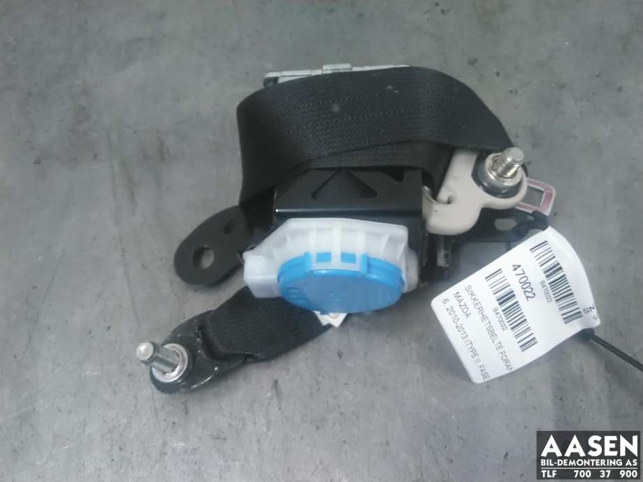 Sikkerhetsbelte foran venstre til Mazda 6 2010-2013 (Type II, Fase 2) (G39A-57-L90A02|)