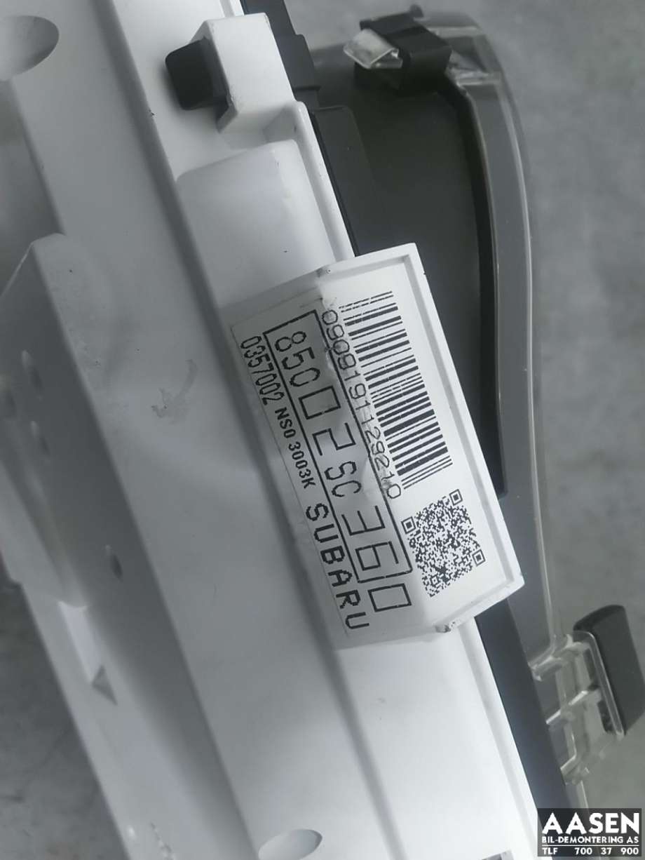 Instrumentpanel til Subaru Forester 2008-2013 (Type III) (85021SC780|)