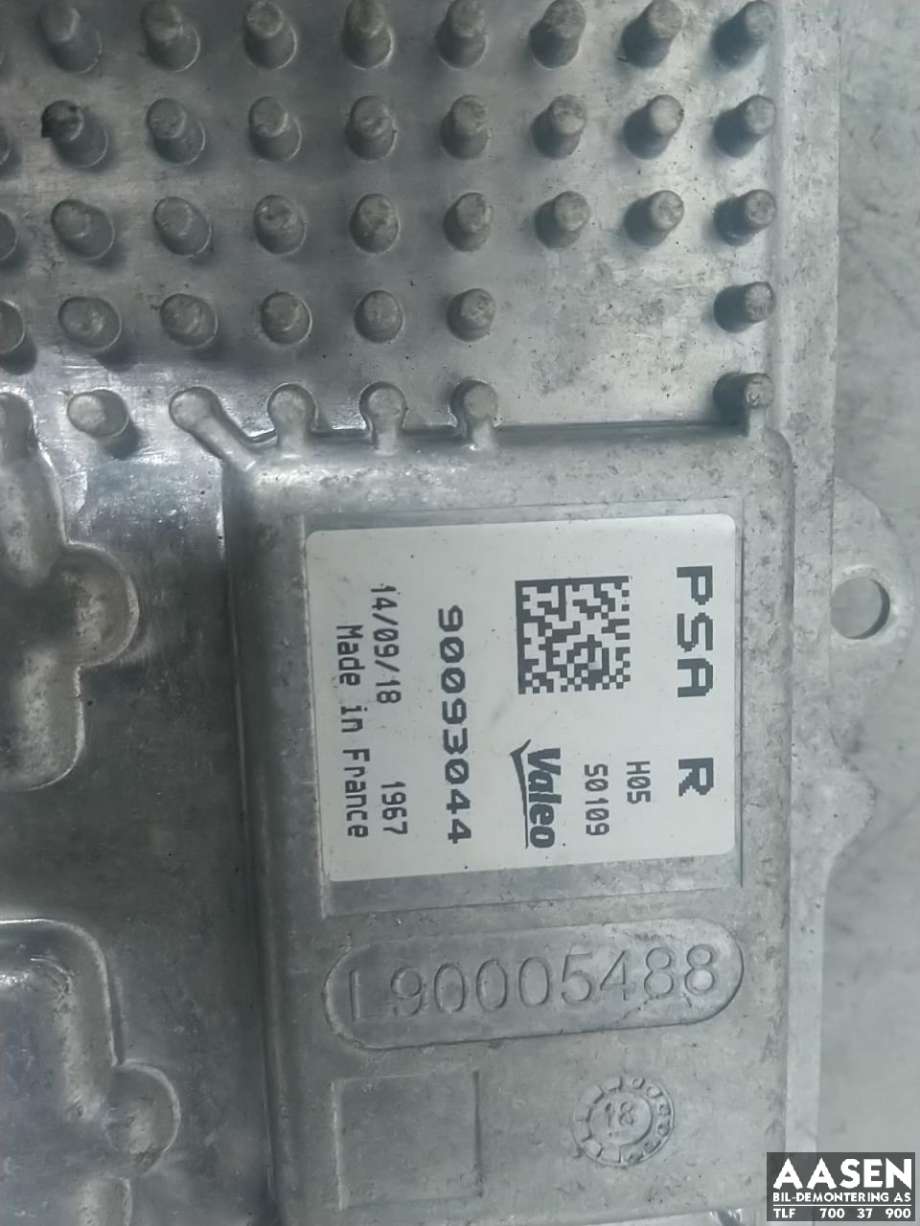 Styreenhet xenon/ballast til Peugeot 3008 2016-->> (Type II) (16 168 792 80|)