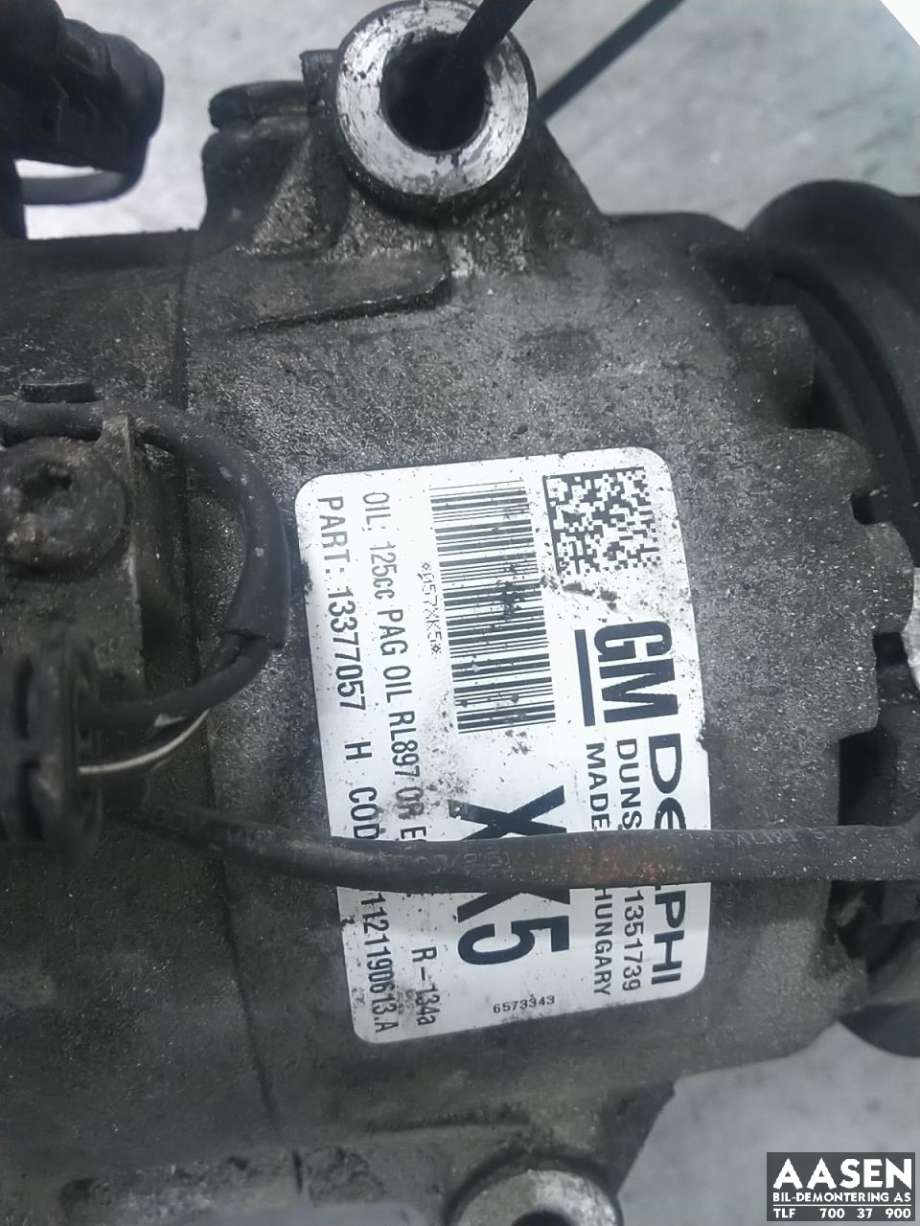 Aircondition kompressor til Opel Zafira Tourer 2012-2018  