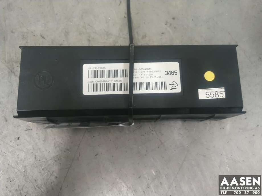 Styreenhet diverse til Opel Zafira Tourer 2012-2018