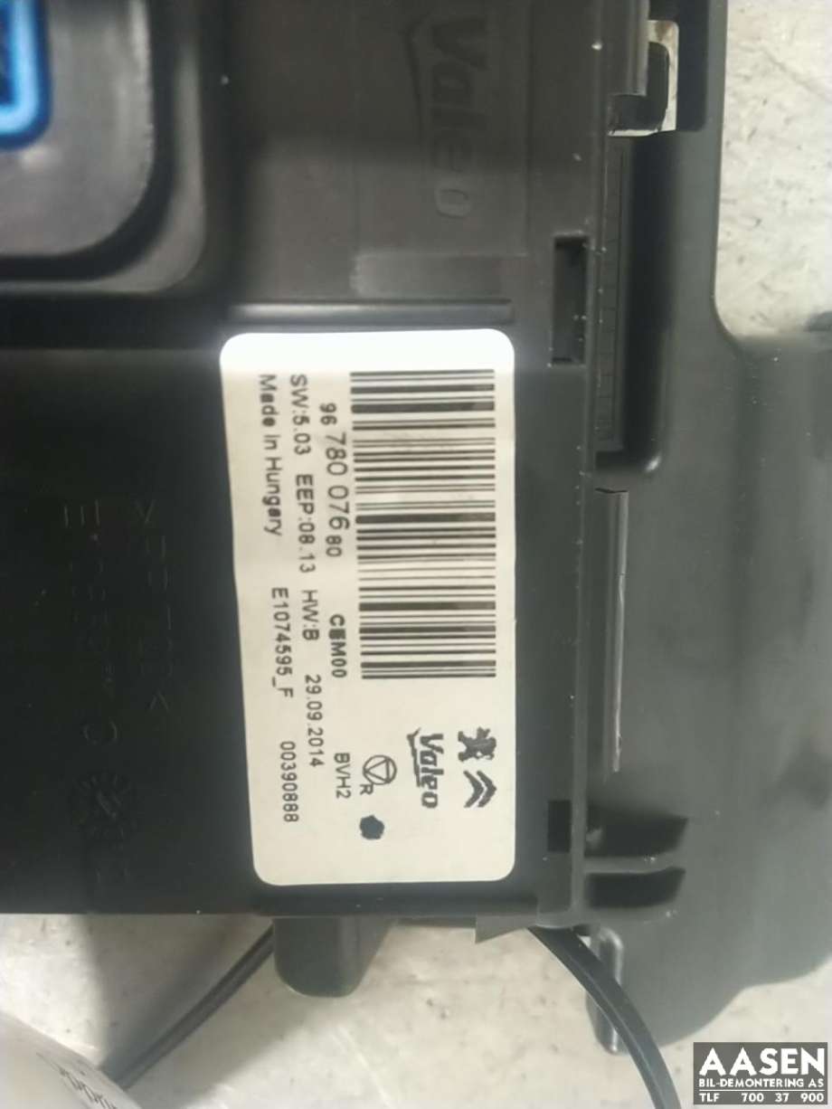 Styreenhet diverse til Peugeot 308 2013-2021 (Type II)
