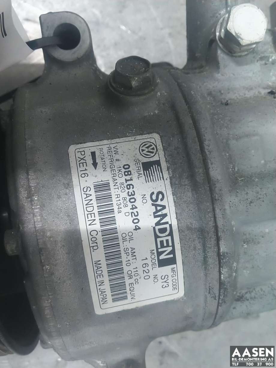Aircondition kompressor til Škoda Superb 2008-2015 (Type II)  