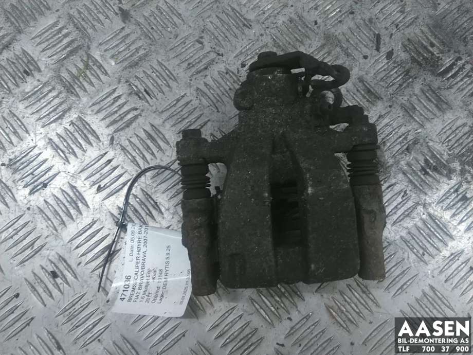 Bremsecaliper høyre bak til Fiat Bravo/Brava 2007-2011 (71754795|)