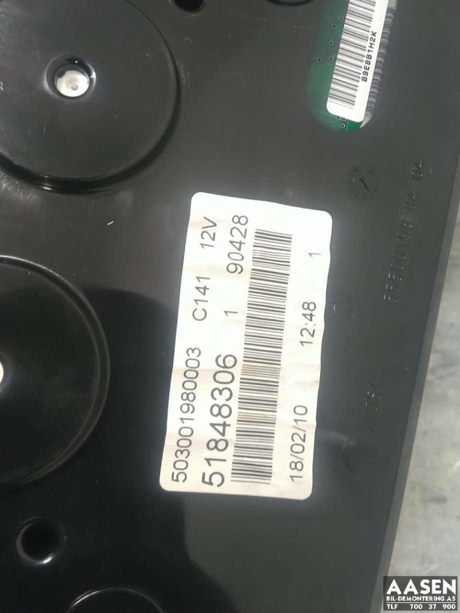 Instrumentpanel til Fiat Bravo/Brava 2007-2011  