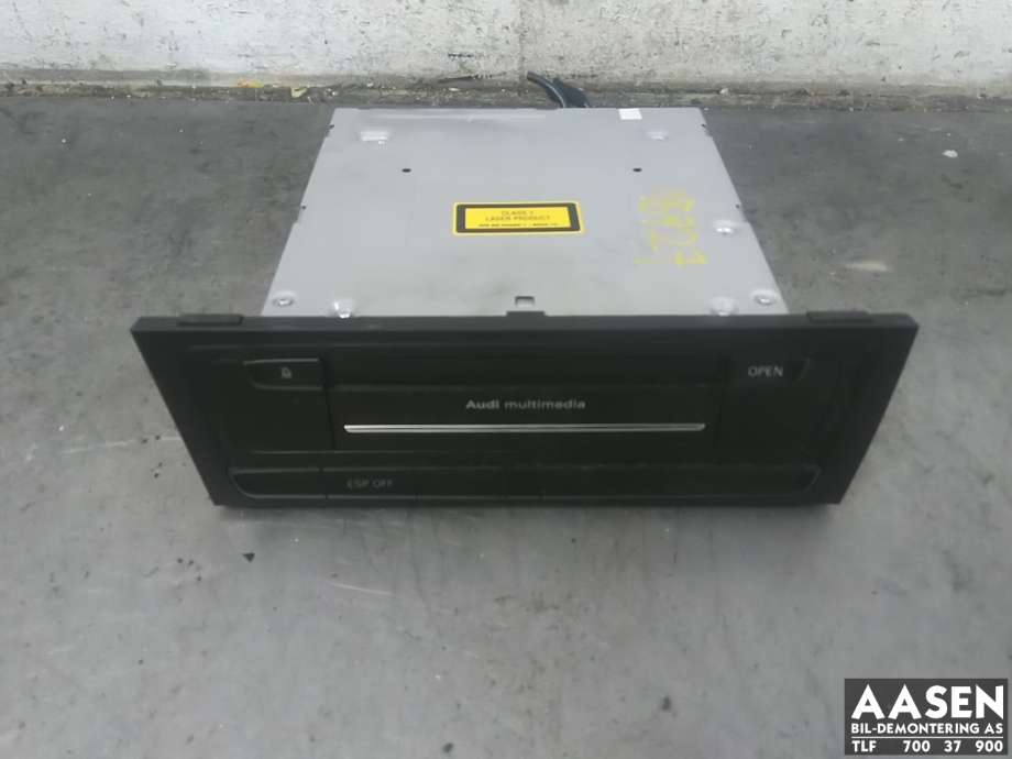 Bilstereo navigasjon spiller til Audi A4 2007-2014 (Type IV) (B8) (B8) (8T1 035 652 HX|)