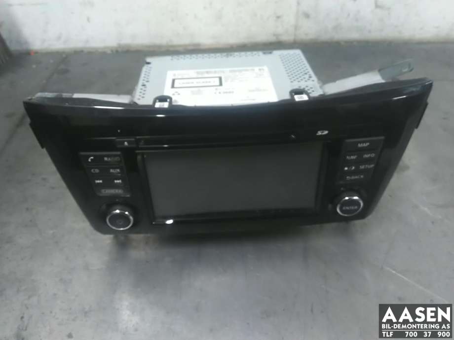 Bilstereo navigasjon skjerm til Nissan Qashqai, 2014-2021 (Type II)  