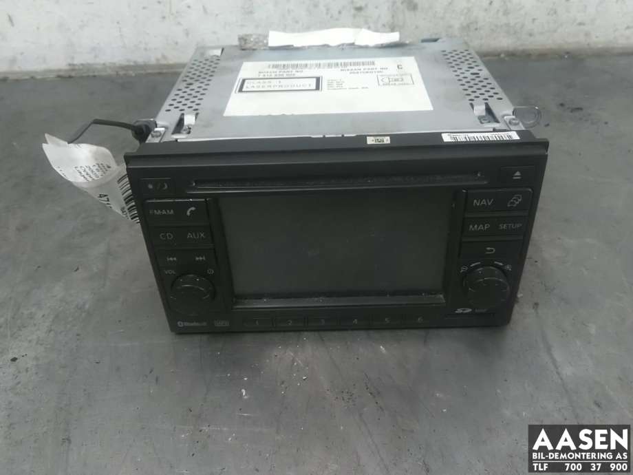 Bilstereo til Nissan Qashqai, 2007-2010 (Type I, Fase 1)  (7612830022)