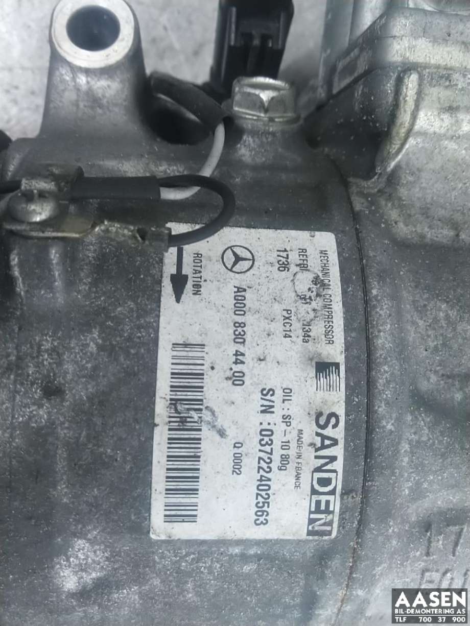 Aircondition kompressor til Mercedes C-Klasse 2014-2018 (Fase 1) (W205) (W205) 