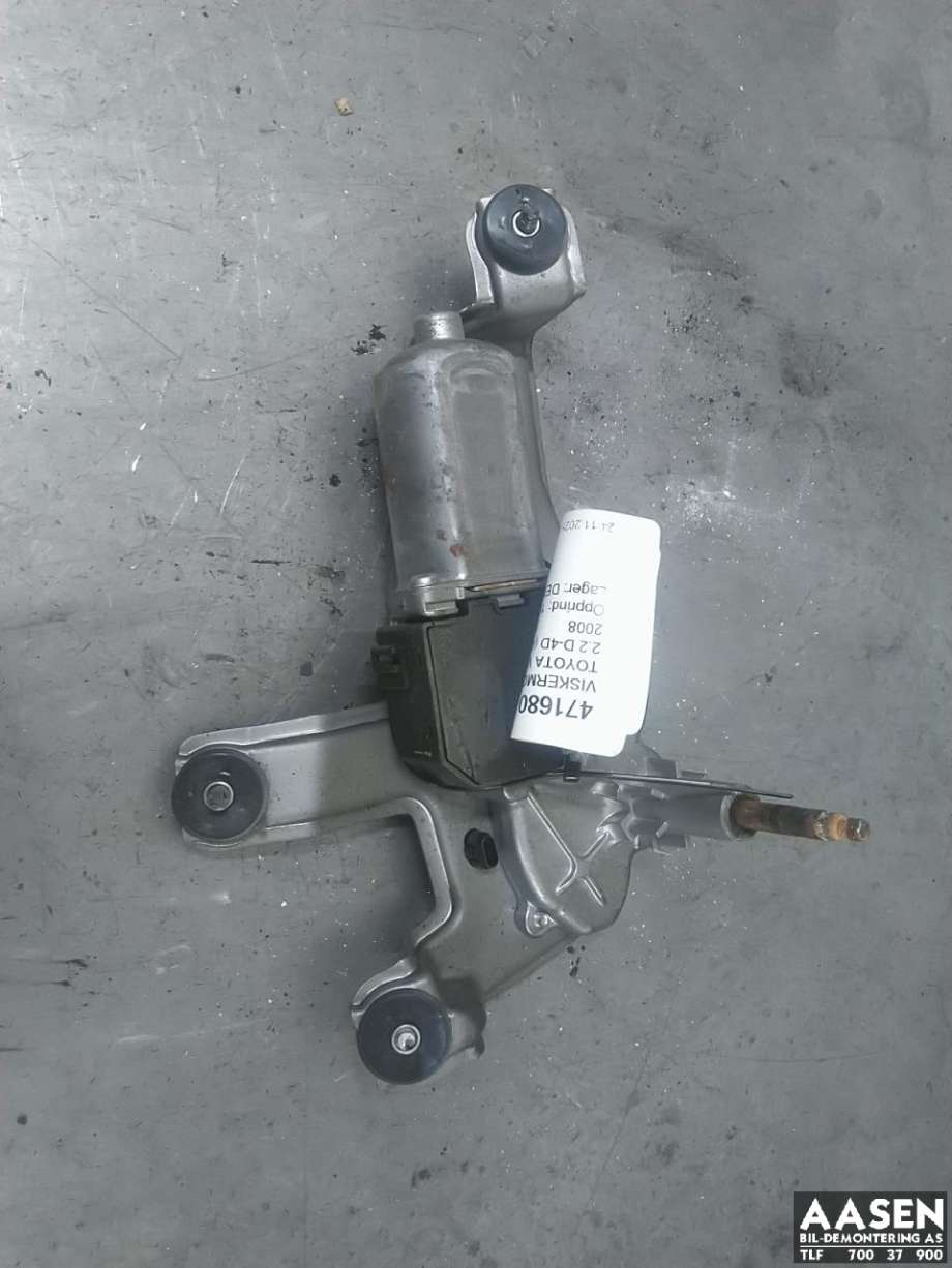 Viskermotor bakrute til Toyota Verso, 2004-2009 (Type II)  (851300F020)