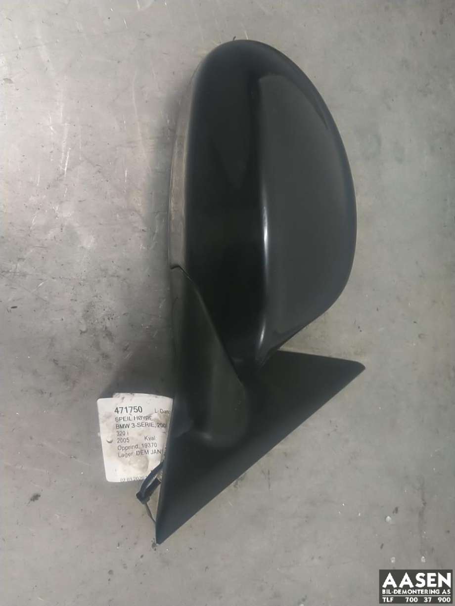 Speil høyre til BMW 3-Serie 2005-2011 (E90/E91/E92/E93) (E90/E91/E92/E93) (51 16 7 189 946|)