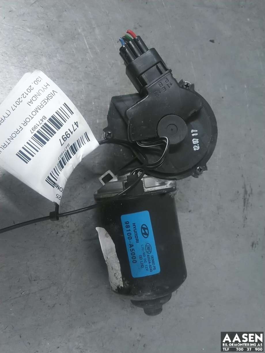 Viskermotor frontrute komplett m/overføring til Hyundai i30, 2012-2017 (Type II)  