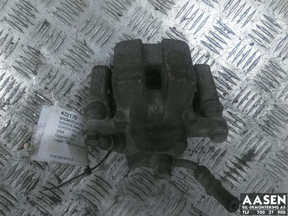 Bremsecaliper høyre bak til Toyota RAV4, 2006-2009 (Type III, Fase 1)  