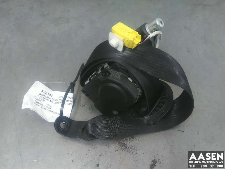 Sikkerhetsbelte foran høyre til VW Touran 2010-2015 (Type I, Fase 3) (1T1 857 706 C|)
