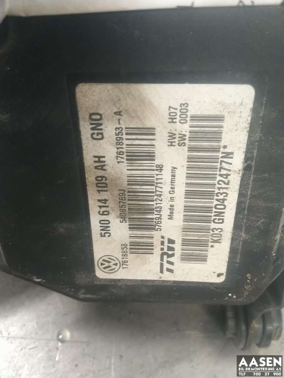 ABS sentral til VW Tiguan 2011-2016 (Type I, Fase 2)  (5N0 614 109 BK|)