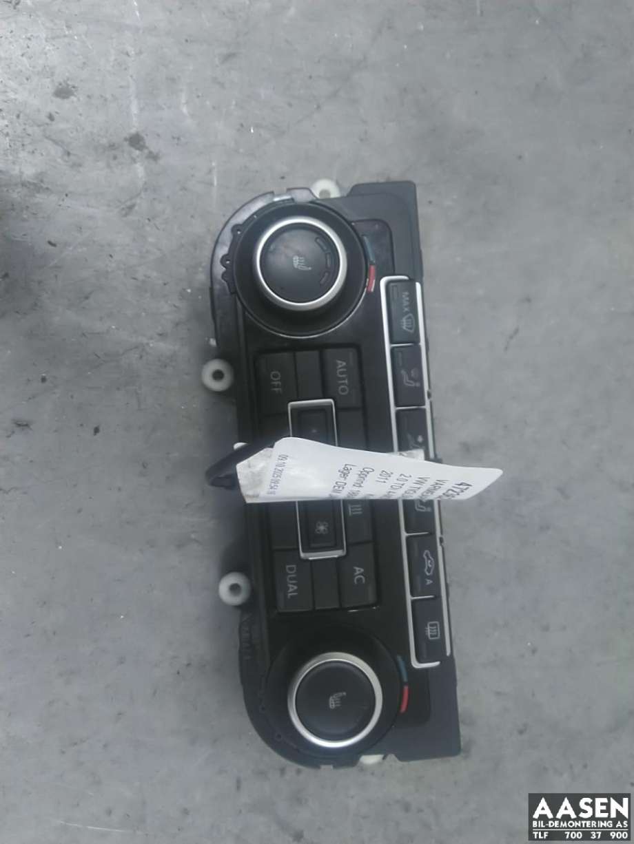 Varmeapparat betjening til VW Tiguan 2011-2016 (Type I, Fase 2) (5K0 907 044 HD|)