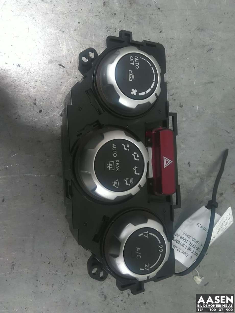 Varmeapparat betjening til Subaru Forester, 2008-2013 (Type III)  (72311SC060)