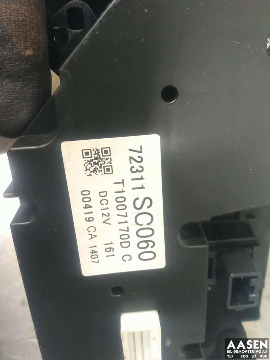 Varmeapparat betjening til Subaru Forester 2008-2013 (Type III) (72311SC060|)