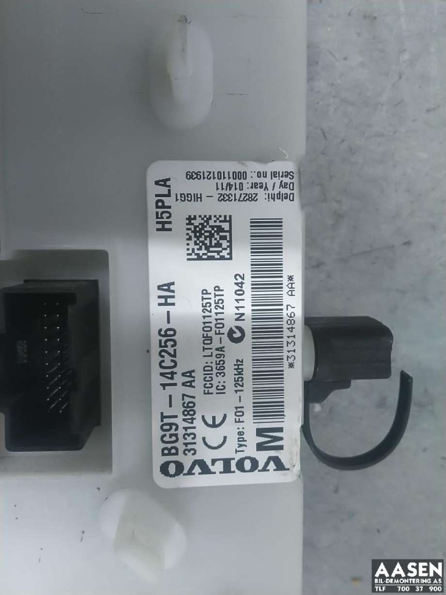Styreenhet diverse til Volvo V70 2007-2013 (Type III, Fase 1)  