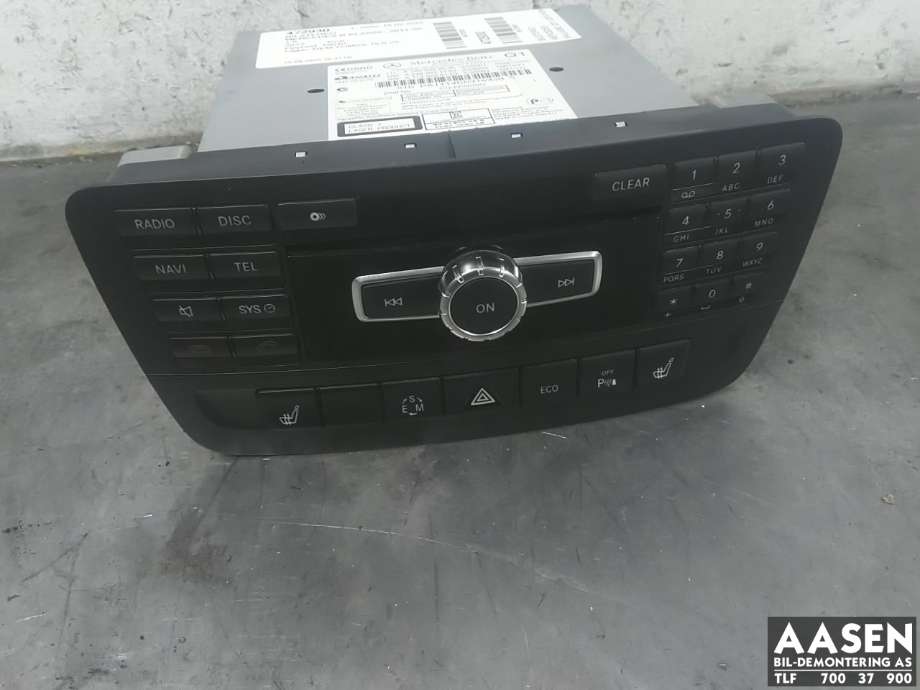 Bilstereo til Mercedes B-Klasse, 2011-2018 (W246) (W246) (A 246 900 35 05)