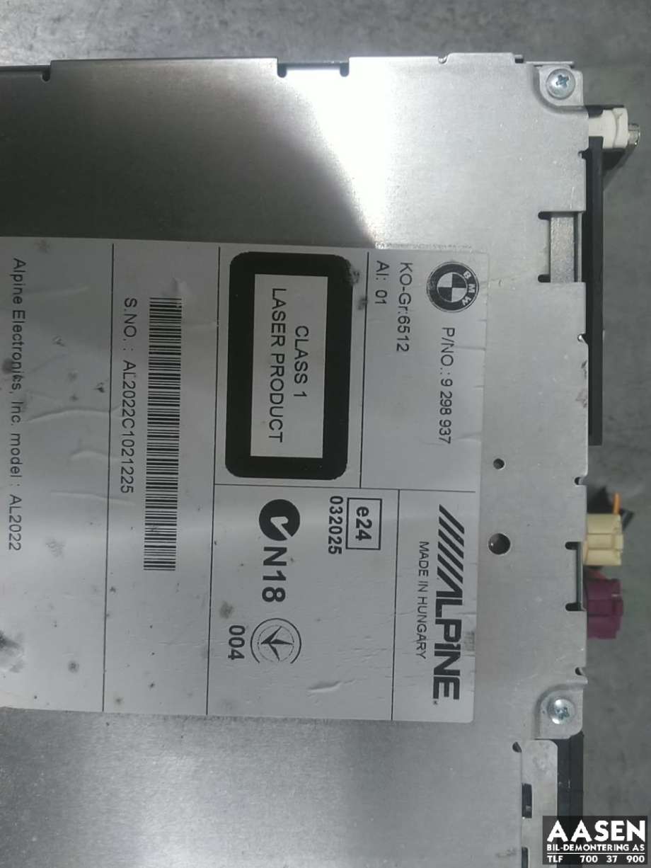 Bilstereo til BMW 1-Serie 2011-2015 (Fase 1) (F20/F21) (F20/F21)