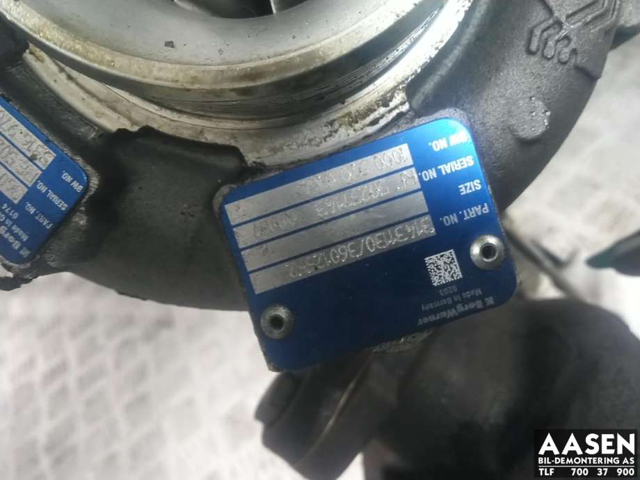 Turbo til Volvo V70 2007-2013 (Type III, Fase 1) (36012552|)