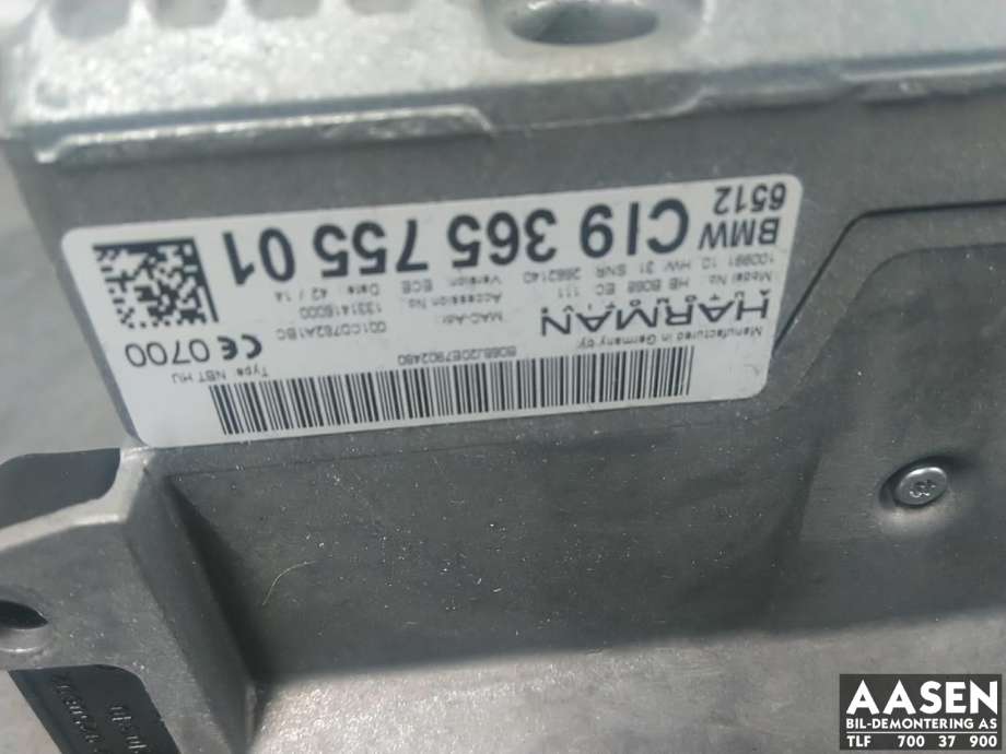 Bilstereo til BMW 5-Serie 2010-2017 (F10/F11) (F10/F11) 