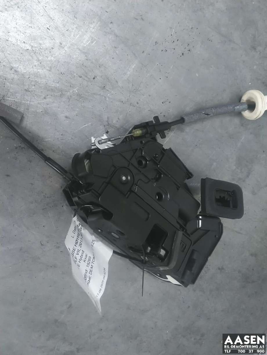 Låsekasse høyre foran til VW Golf VII, 2017-2020 (Fase 2)  (5K1 837 016 J)