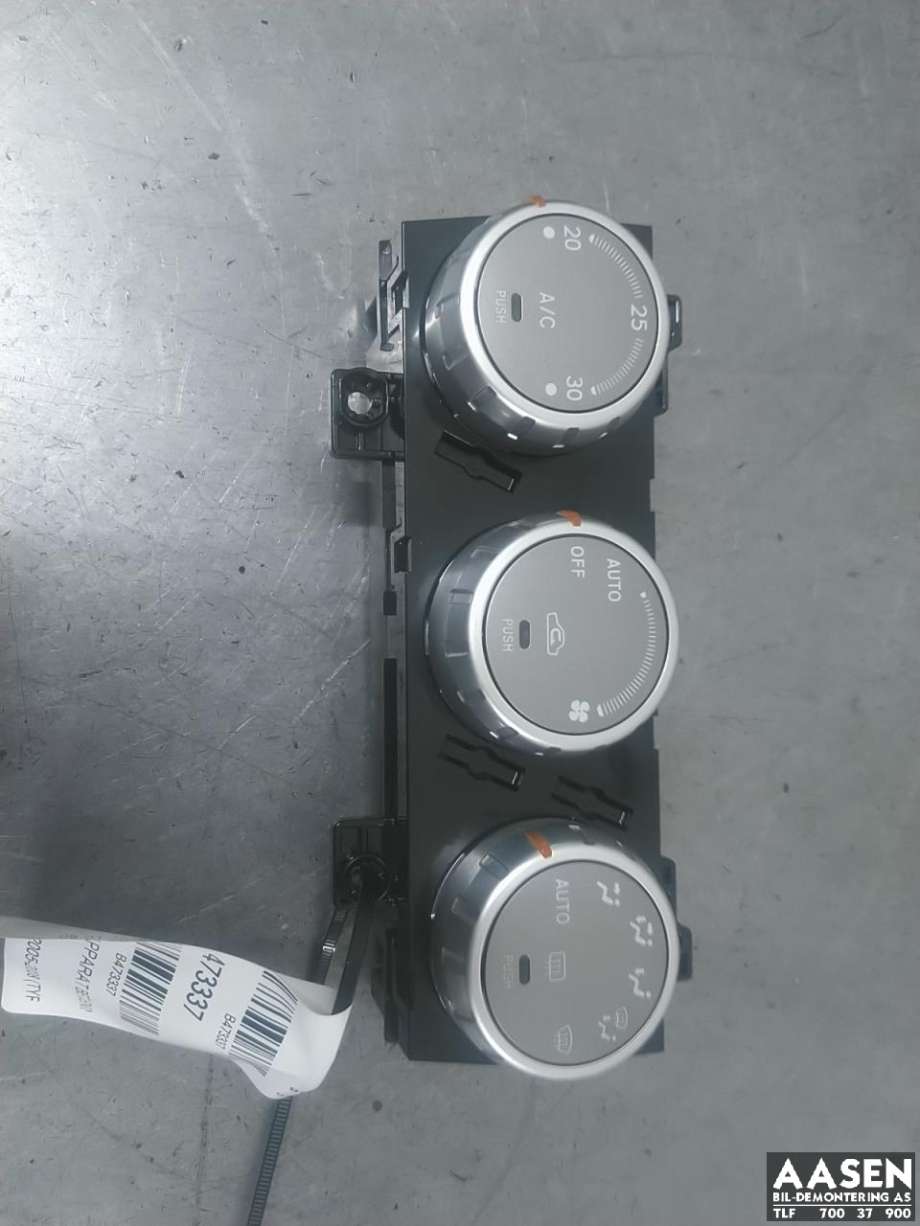 Varmeapparat betjening til Subaru Forester, 2005-2008 (Type II, Fase 2)  