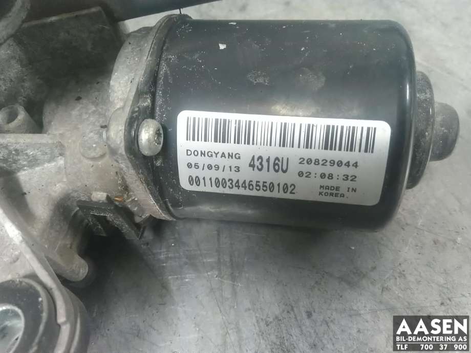 Viskermotor frontrute komplett m/overføring til Chevrolet Captiva 2006-2010 (Fase 1)  
