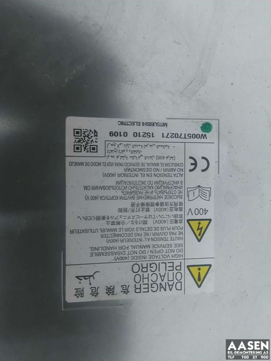 Batterilader (OBC - On Board Charger) til Mitsubishi Outlander 2012-2015 (Type III, Fase 1)  (9481A013|)