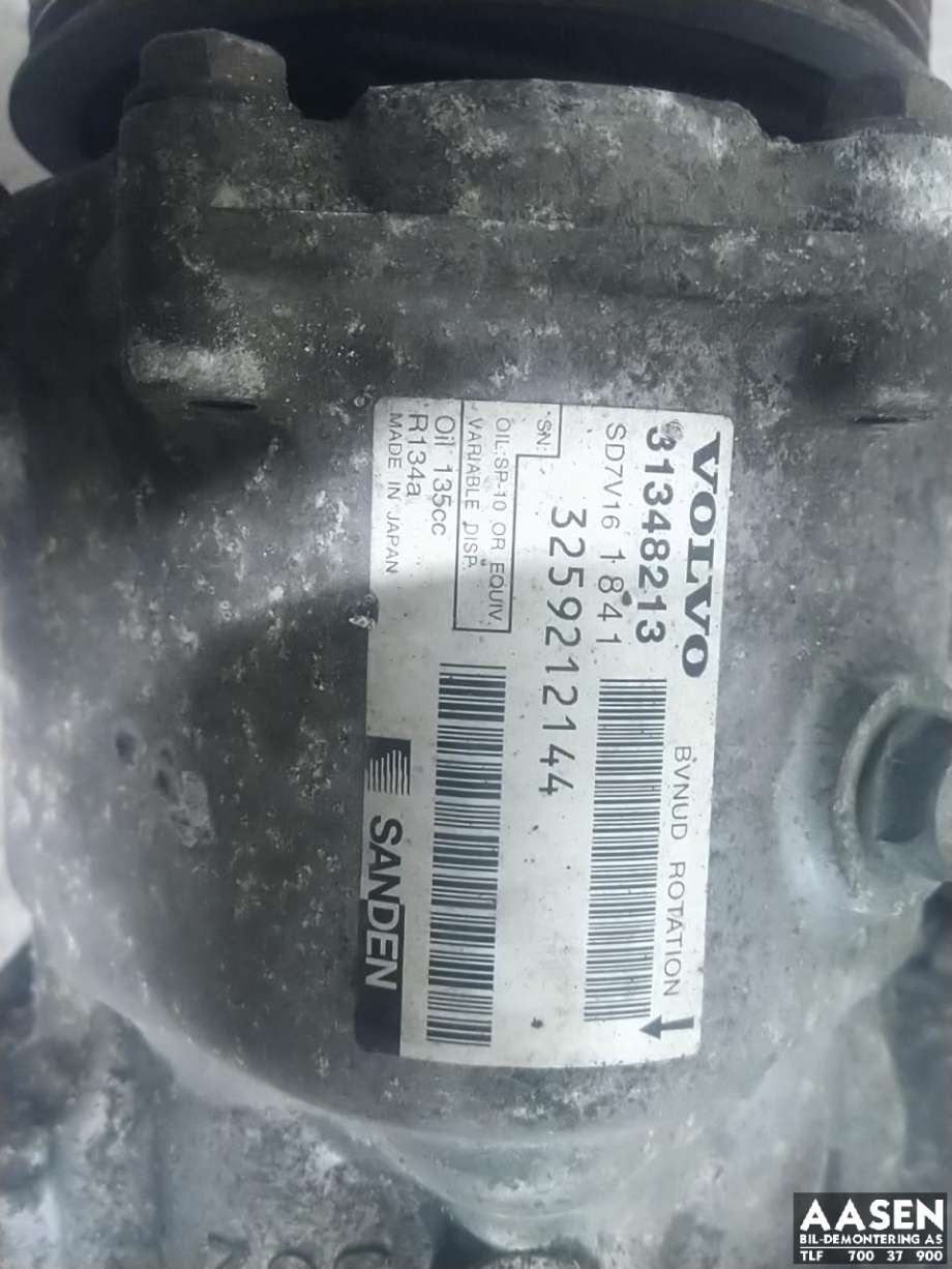 Aircondition kompressor til Volvo V70 2007-2013 (Type III, Fase 1)  (36001870|)