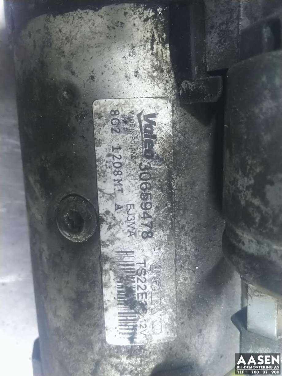 Starter diesel til Volvo V70 2007-2013 (Type III, Fase 1)  (36001519|31376637|30644957| 30659478)