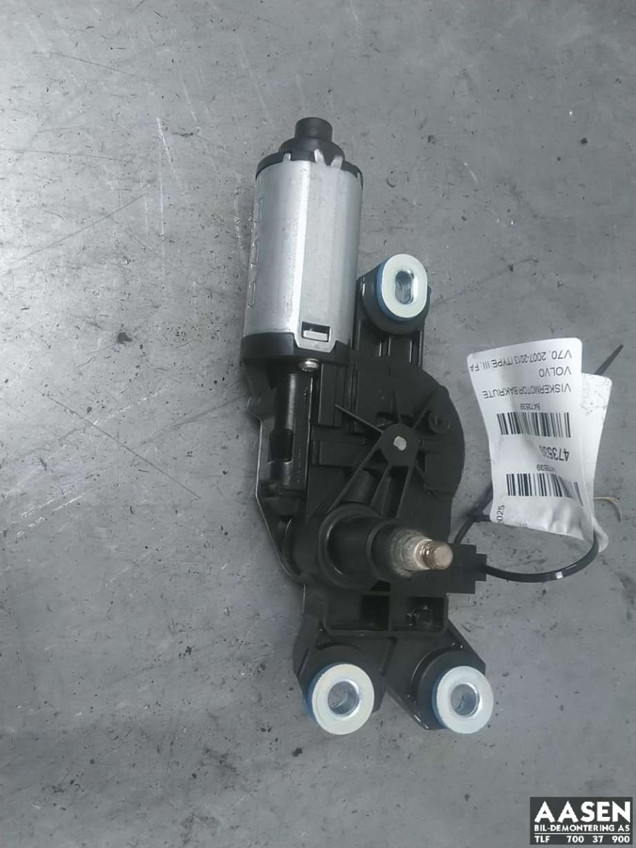 Viskermotor bakrute til Volvo V70 2007-2013 (Type III, Fase 1) (31290787|)