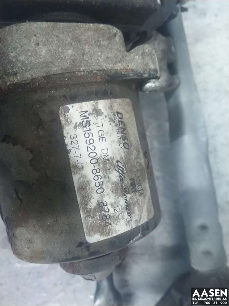 Viskermotor frontrute komplett m/overføring til Fiat 500 2008-2020  