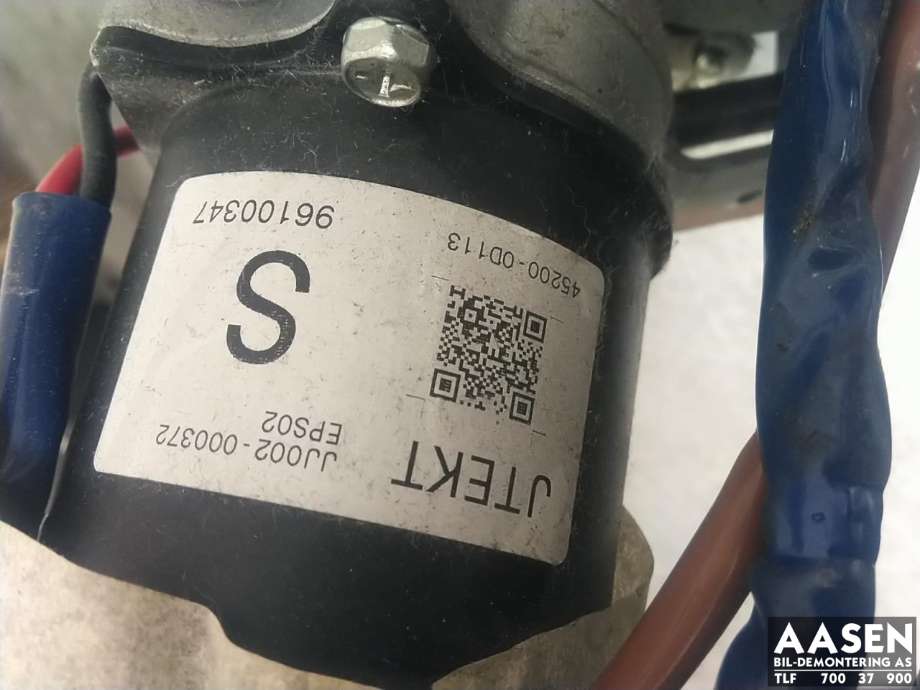 Rattaksel elektrisk servo til Toyota Yaris 2009-2011 (Type II, Fase 2)  (452000D173|452000D175|)