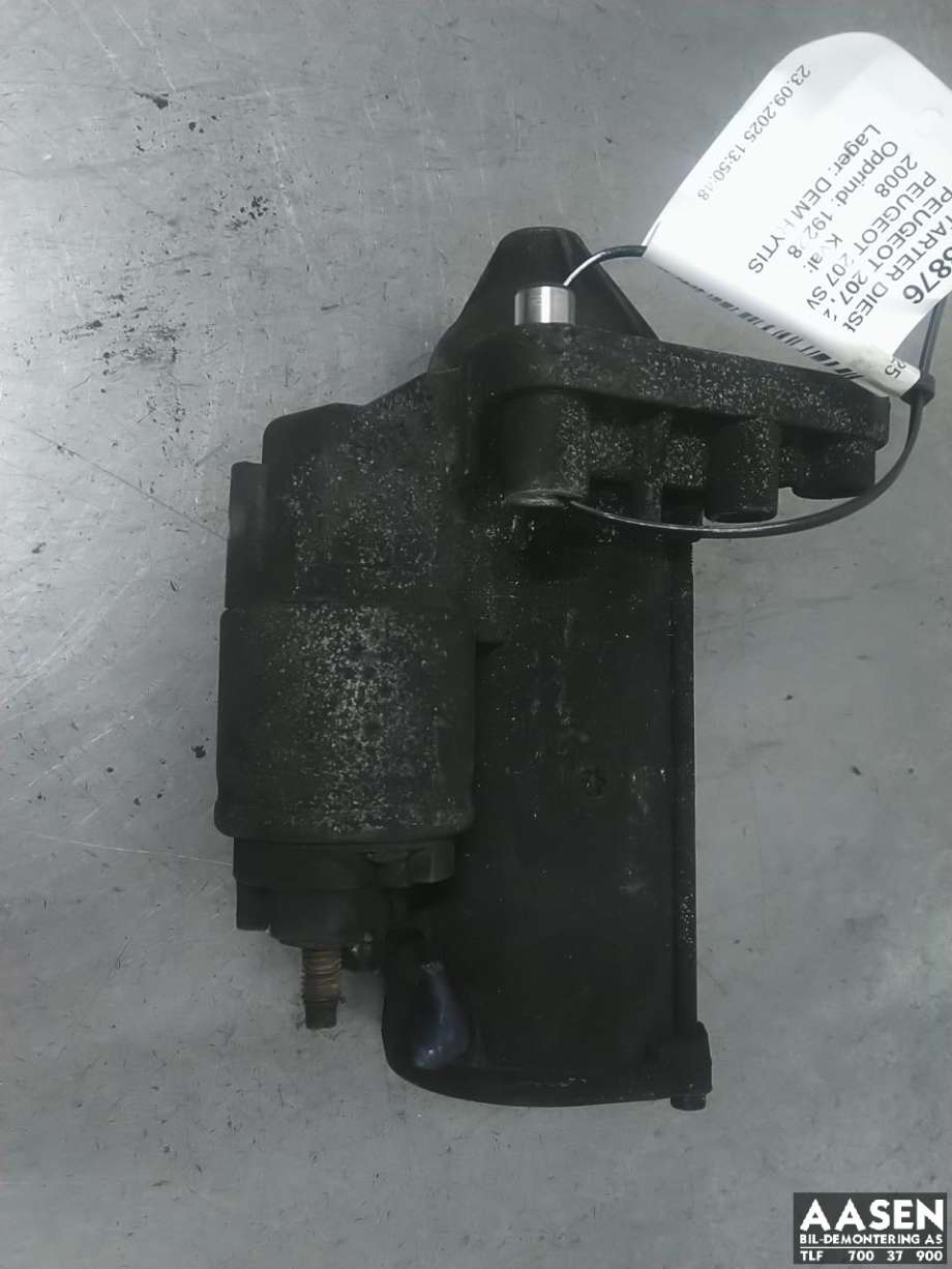 Starter diesel til Peugeot 207 2006-2012 (5802 AE|)