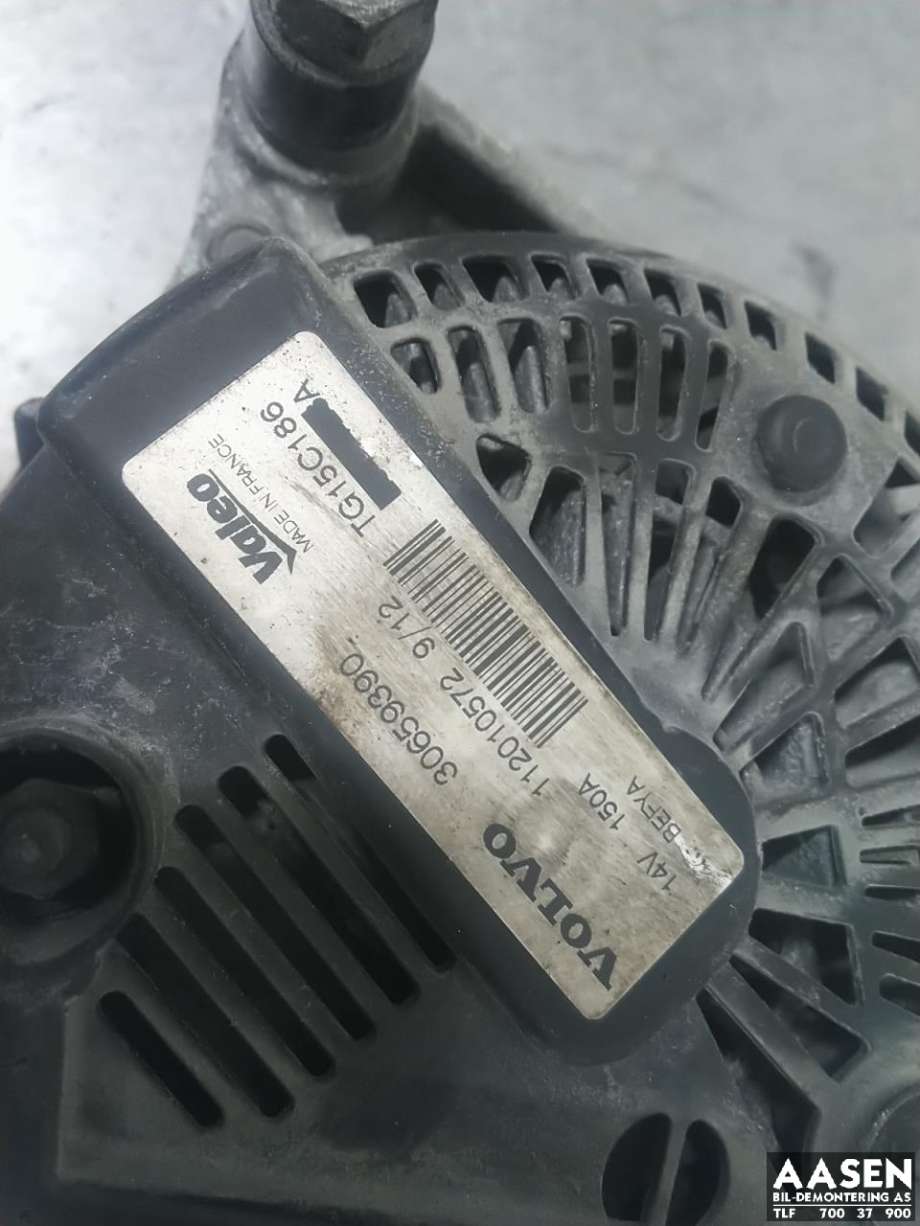 Dynamo diesel til Volvo V70 2007-2013 (Type III, Fase 1)  (30659390|31419219|36012505)