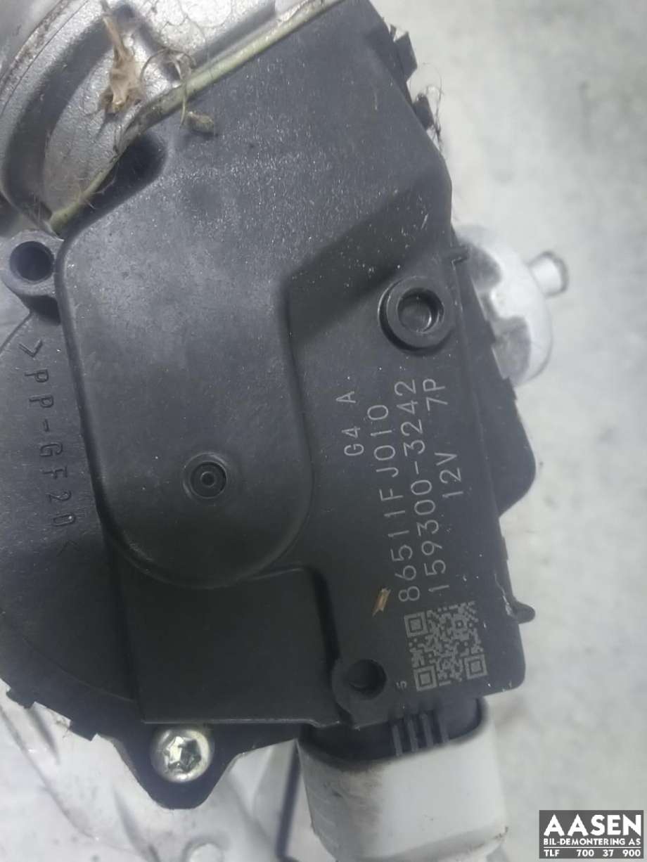 Viskermotor frontrute komplett m/overføring til Subaru XV 2012-2017 (Type I)  