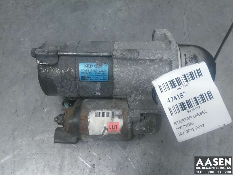 Starter diesel til Hyundai i40, 2012-2017 (36100 2A810)