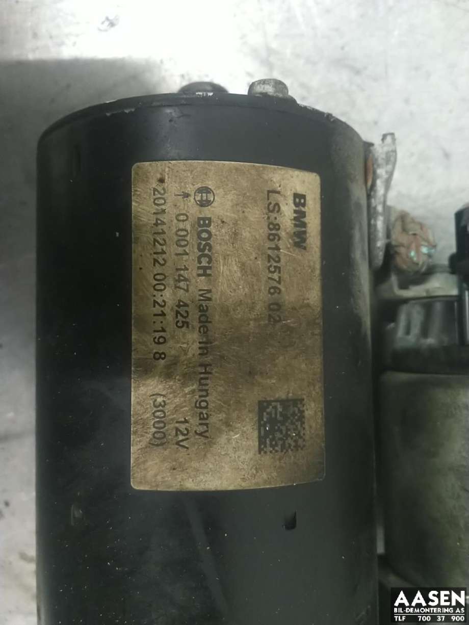 Starter diesel til BMW 3-Serie 2012-2018 (F30/F31/F34) (F30/F31/F34)