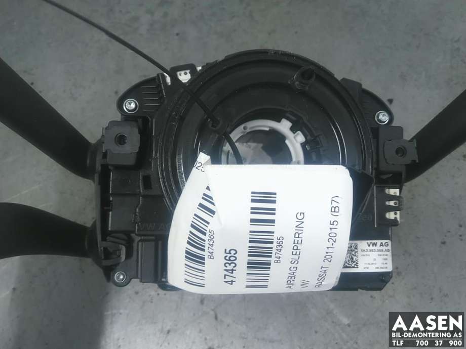 Airbag slepering til VW Passat, 2011-2015 (B7) (B7) 