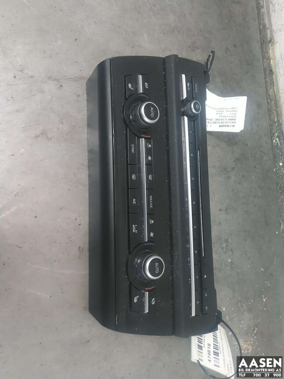 Varmeapparat betjening til BMW 5-Serie 2010-2017 (F10/F11) (F10/F11) (61 31 9 328 425|)