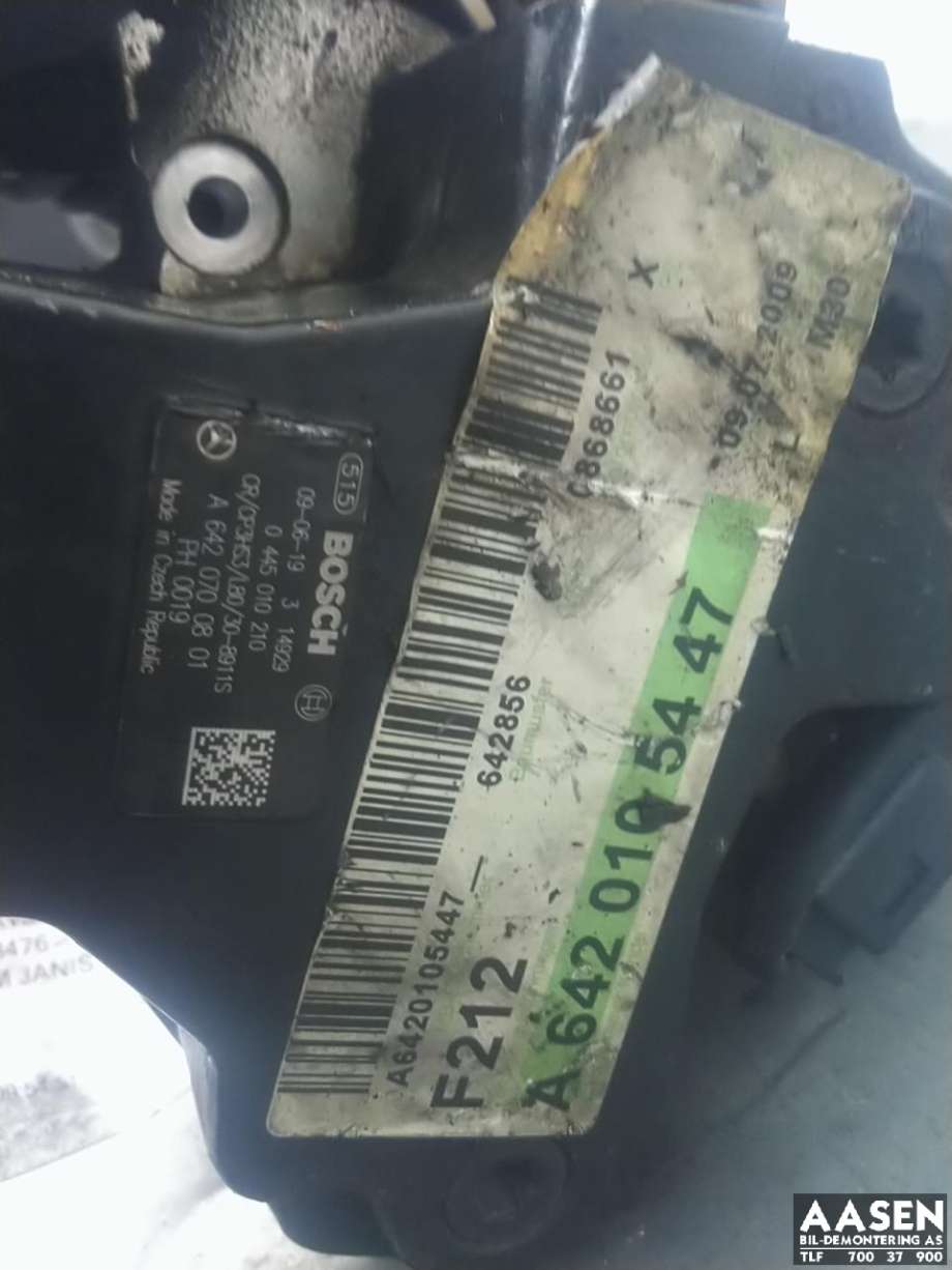 Dieselpumpe til Mercedes E-Klasse 2009-2013 (Fase 1) (W212) (W212) (A 642 070 08 01|A 642 070 10 01|)
