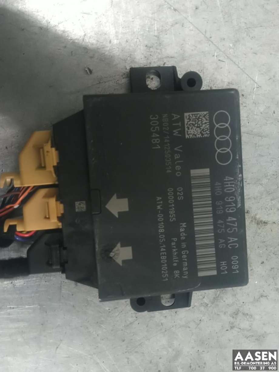 Styreenhet parkering til Audi RS6, 2013-2018  (4H0 919 475 AC)